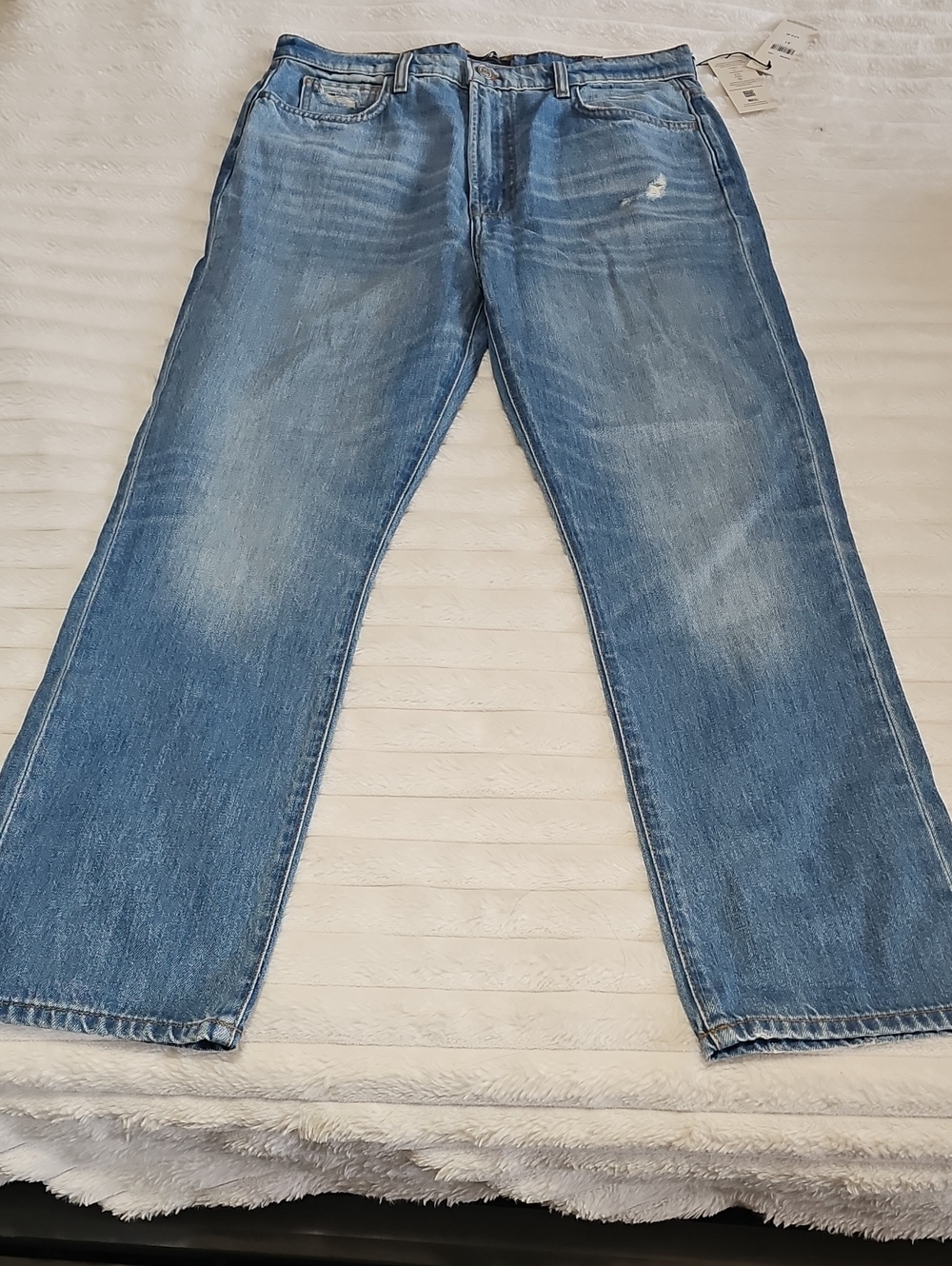 7 For All Mankind Light Blue Relaxed Fit Jeans